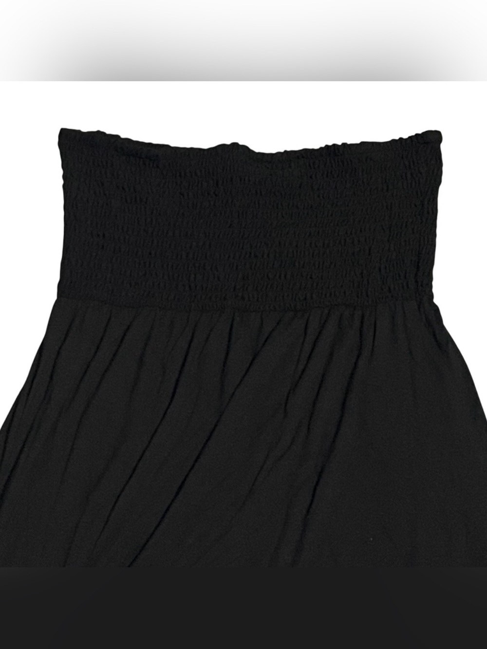 PURE ENERGY- Black Tube Top Maxi Dress - Lace Insert Layers - NWT - 1X - Picture 3 of 6